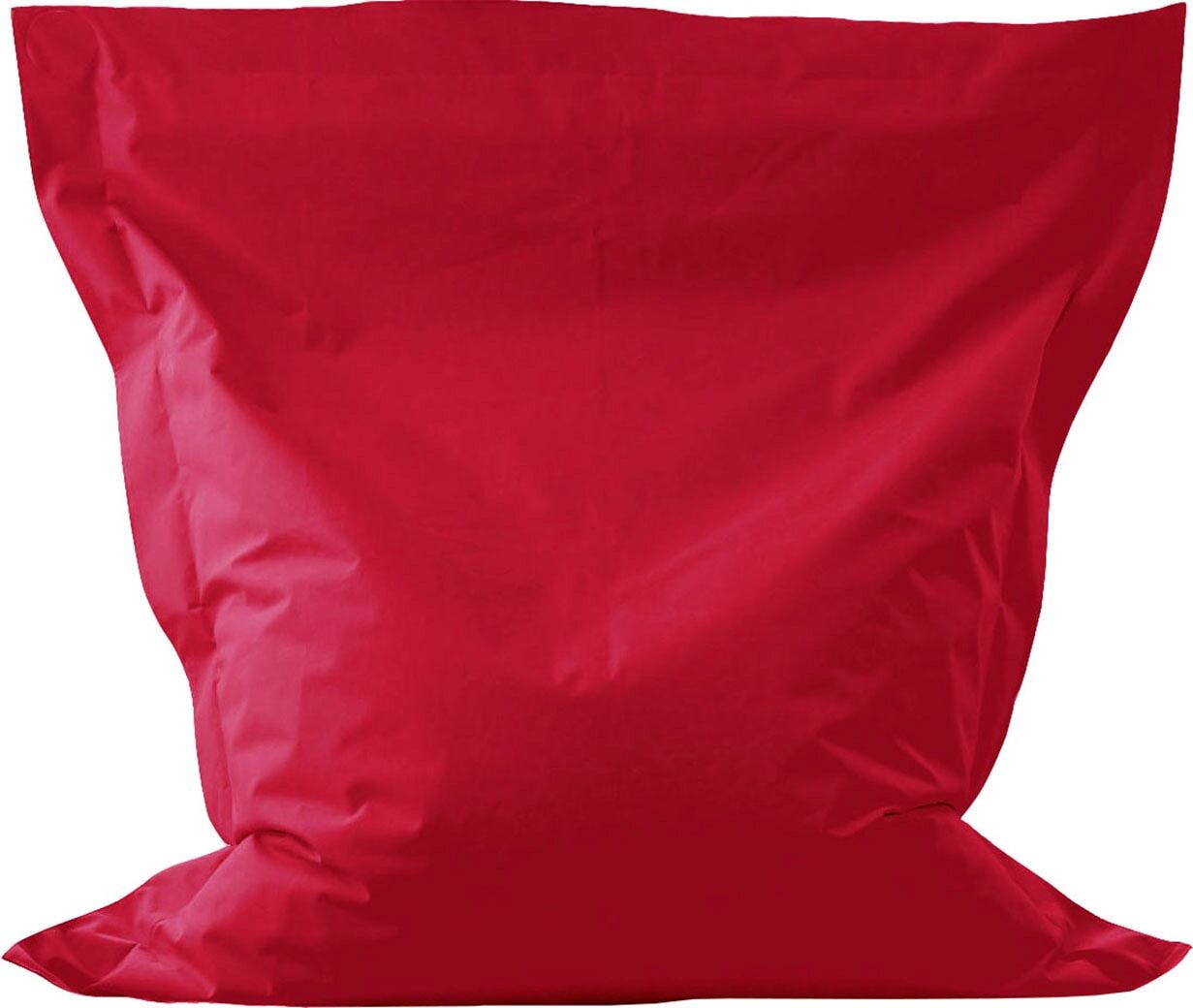 Sitzsack KAYOOM "Idle Time, bequemer Sitzsack, Kissen-Form, unaufgeregtes Design", rot, B:50cm H:101cm T:78cm, Bezug: Polyester (Mikrofaser) / Füllmaterial : Polystyrol (EPS), Sitzsäcke, Sitzsack, komfortabel, modern, pflegeleicht, innen und außen nutzbar