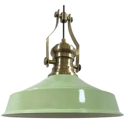 Bamyum Pendellampe Vintage, Neo-Asletl Lampe Mintgrün Groß Lampe