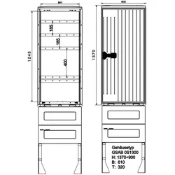 GSAB Elektrotechnik Normkabelverteiler 0S1300K5