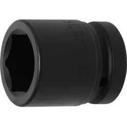BGS Kraft-Steckschlüssel-Einsatz Sechskant Antrieb Innenvierkant 25 mm (1") SW 36 mm - 5836