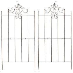 CLP 2er Set Rankgitter Paula 170 x 86 cm bronze