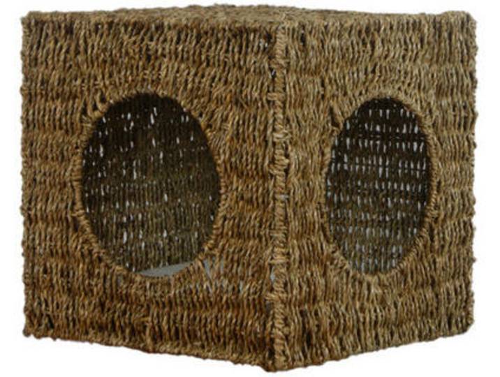 Tierhöhle, Naturfarben, Naturmaterialien, Metall, 33x33x33 cm, Freizeit & Co, Tierbedarf, Tierzubehör