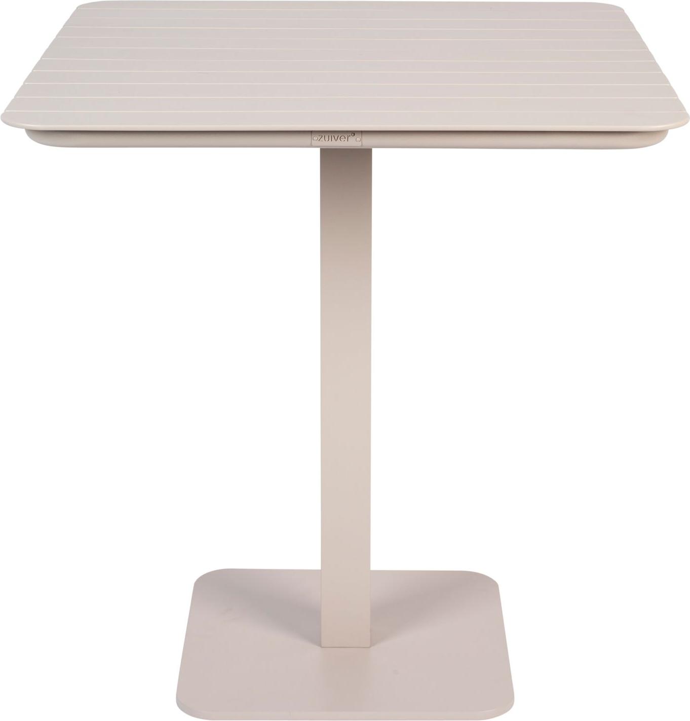 Zuiver Vondel Gartentisch/ Bistrotisch 71x71 cm Aluminium Weiß