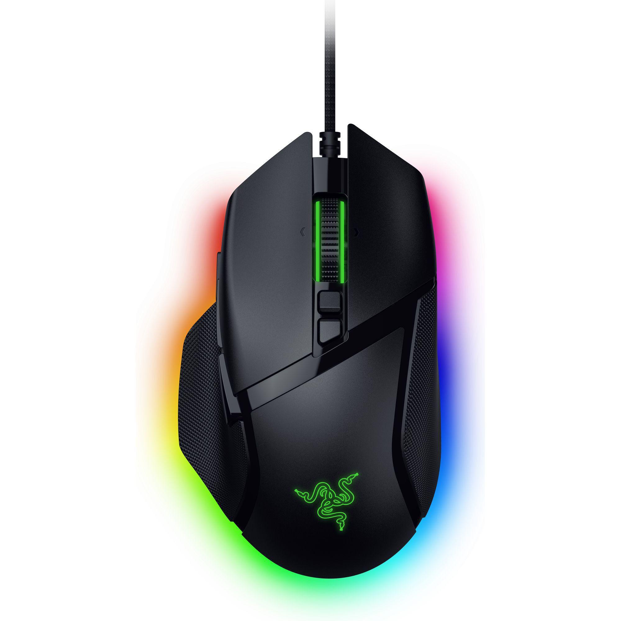 RAZER Basilisk V3 35K Gaming-Maus Schwarz kabelgebunden für Rechtshänder