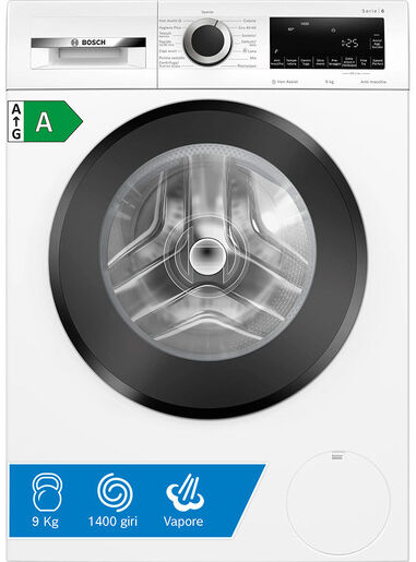 Bosch Serie 6 WGG244Z7IT Lavatrice a carica frontale 9kg 1400g/min Bianco Classe A