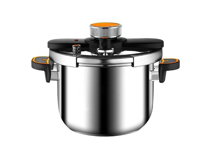 Casserole à pression multifonctionnelle en acier inoxydable 4/6L, compatible avec les cuisinières à gaz, pour la cuisine domestique, anti-explosion