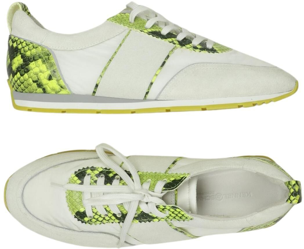 Kennel & Schmenger Damen Sneaker, Neon, Gr. EU 37,5 (UK 4.5), Leder - Second Hand