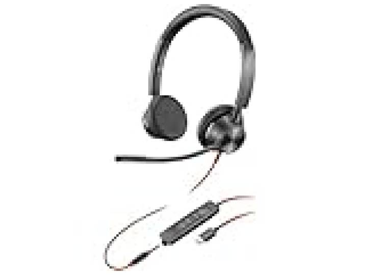 Poly Headset Blackwire C3325 Stereo USB-C/A & 3,5 mm