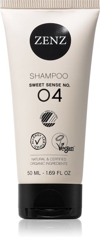 ZENZ Organic Sweet Sense No. 04 shampoing hydratant pour le volume des cheveux 50 ml