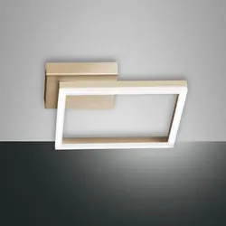 Bard LED Wandleuchte in Gold edelmatt von Fabas Luce