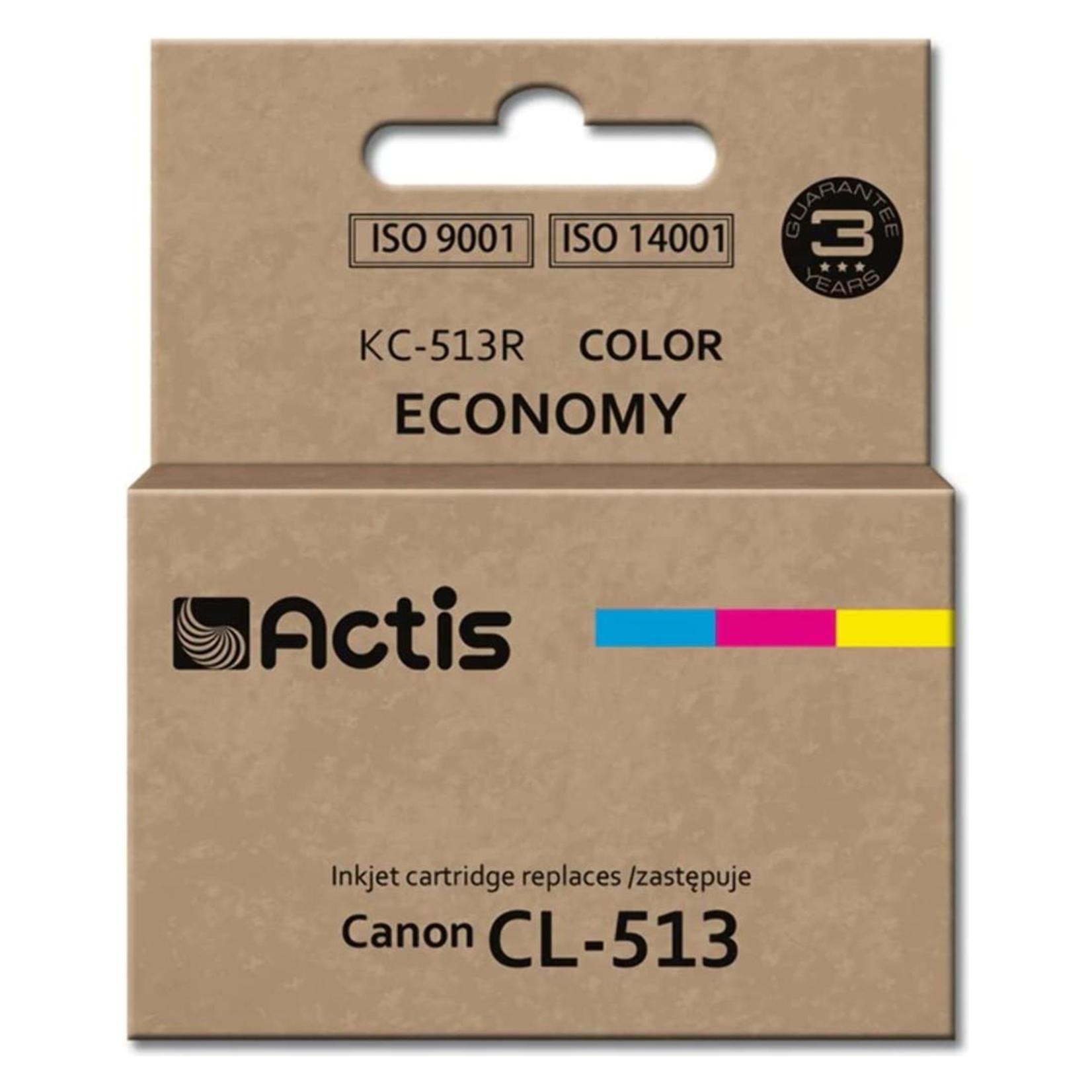 Factis KC-513R colour ink cartridge for Canon printer CL-513 replacement  - (C, M, Y) (KC-513R)