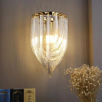 Kristall Innen LED Traditionell-Klassisch Innenwandleuchten Wohnzimmer Schlafzimmer Metall Wandleuchte AC 110V Wechselstrom 220V 1 W