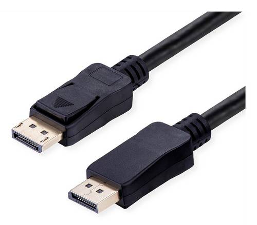Value DisplayPort Anschlusskabel DisplayPort Stecker, DisplayPort Stecker 5m Schwarz 11.99.6028 16K UHD DisplayPort-Kabel