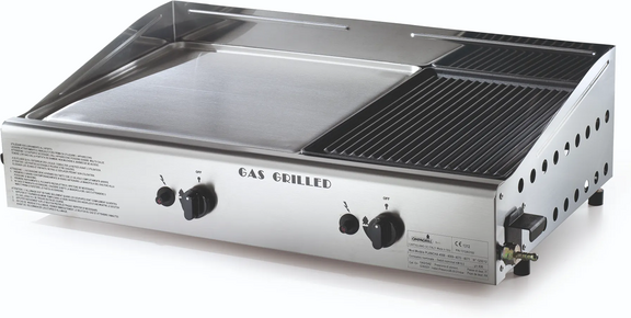 Ompagrill Double 4068/M - Plancha a gas