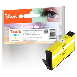 Peach Tintenpatrone gelb kompatibel zu HP No. 912 Y, 3YL79AE