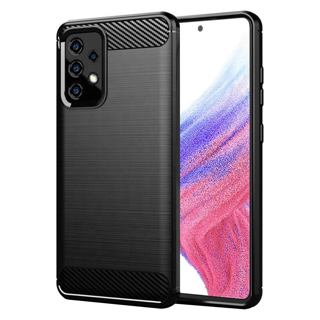 Techsuit - Carbon Silicone - Samsung Galaxy A53 5G - Black (Samsung Galaxy A53 5G) (56339839)