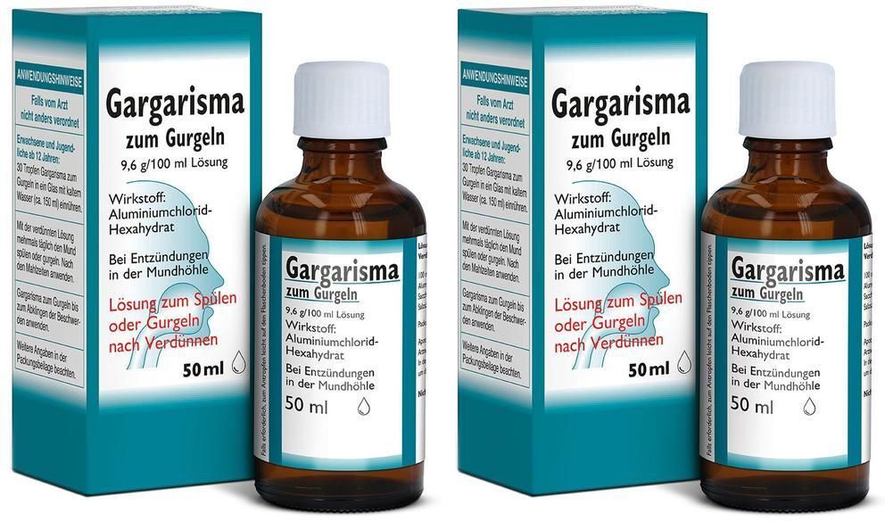 Gargarisma zum Gurgeln Liquidum 2x 2x50 ml