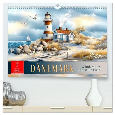 Dänemark - Wind, Meer und stille Orte (hochwertiger Premium Wandkalender 2027 DIN A2 quer), Kunstdruck in Hochglanz