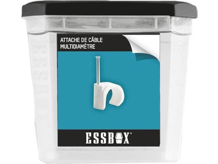 attache câble ESSBOX SCELL-IT à clouer - Boite de 100 - EX-9340141014