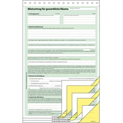 Sigel, Formular, 25 MV461 Mietverträge für Gewerberäume