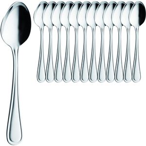 Solex Espressolöffel Selina 122011, 10,9 cm, Edelstahl 18/10, silber poliert, 12 Stück