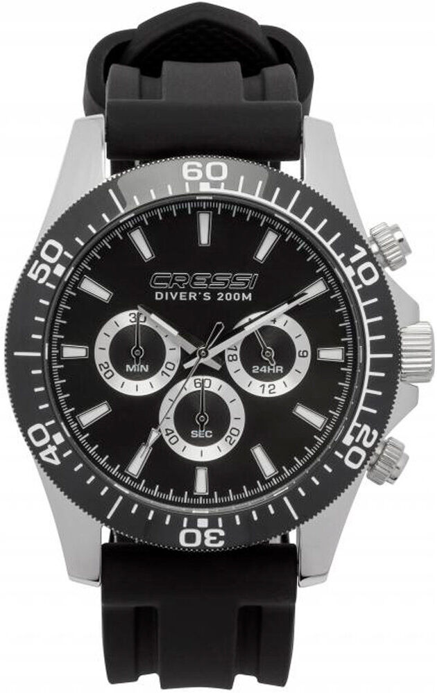 Cressi Sub reloj nereus Negro (UNICA)