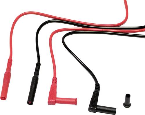 Chauvin Arnoux Messleitungs-Set 4mm Sicherheits-Stecker 4mm Sicherheits-Stecker 1.5m Rot, Schwarz 1 Set