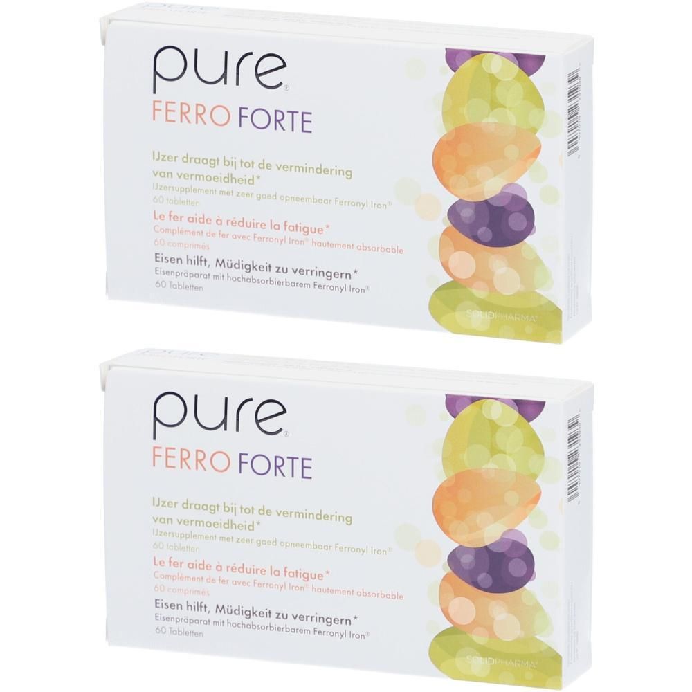 Pure Ferro Forte x2 2x60 St Tabletten