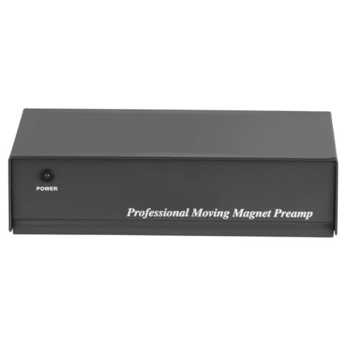 Hama PA 506 stereo phono-voorversterker met cinch-kabel, zwart