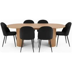 Ebuy24, Essgruppe, Essgruppe Kyoto 7-teilig (Holz, MDF)