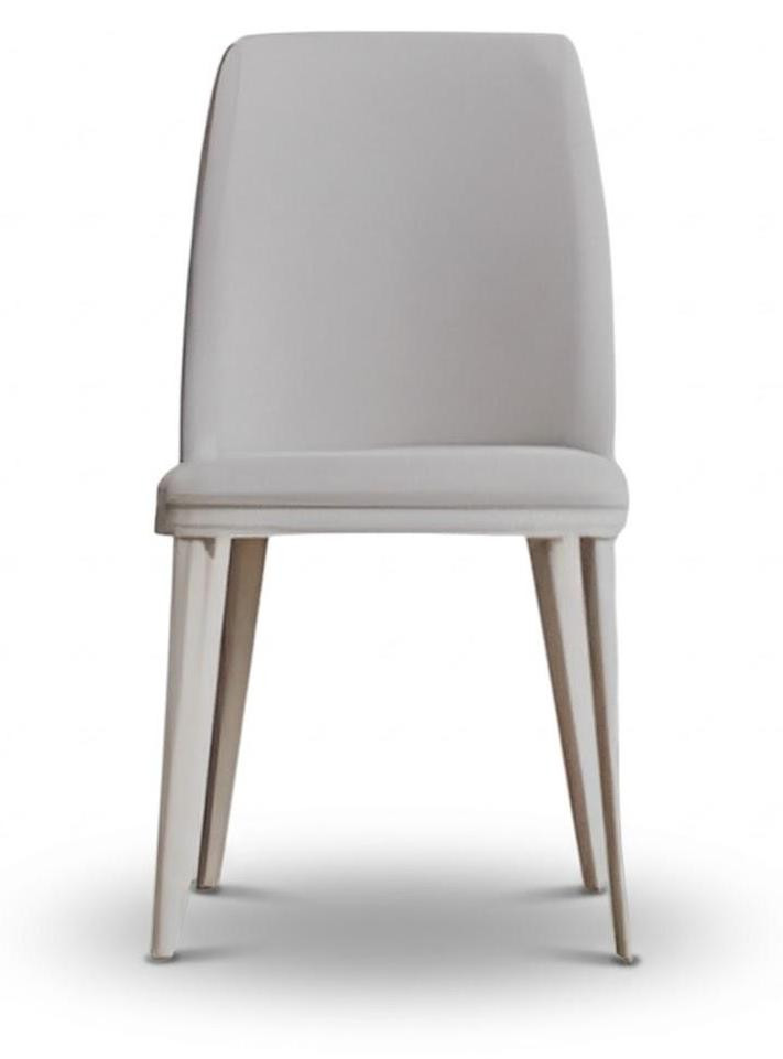 JVmoebel Moderne gestoffeerde eetkamerstoel in beige crème
