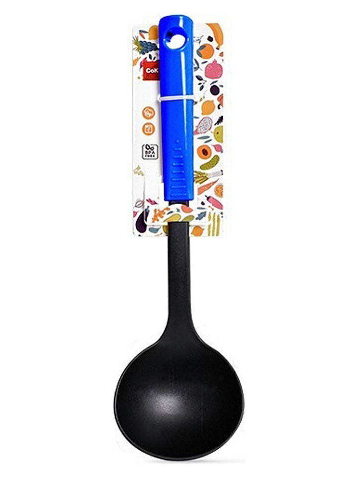 CEGECO Schöpflöffel in Blau/ Schwarz - onesize