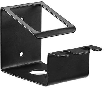 Everyday Crate Wall Mounted Stainless Steel Toothbrush Holder With No Drill Install Bathroom Organizer Rack upgrade Black