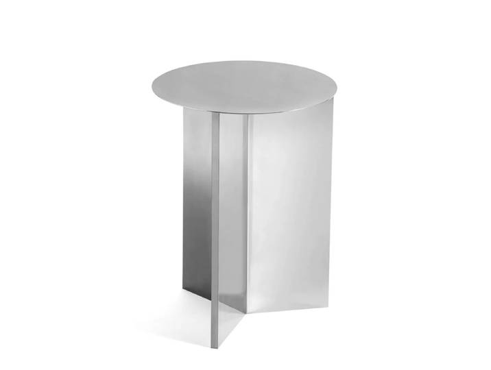 HAY - Slit Table High, Ø 35 x 47 cm, spiegelpoliert