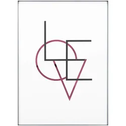 WANDBILD Rosa 50/70 cm
