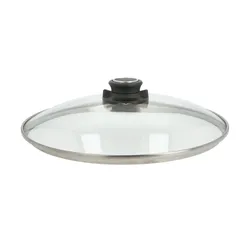 Meisterkoch Sicherheitsglasdeckel 28 cm  Universal , transparent/klar , Glas,Edelstahl Ø: 28