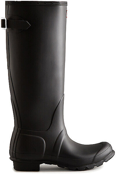 Hunter BOOT Gummistiefel ORIGINAL TALL BACK ADJUSTABLE schwarz   36 36