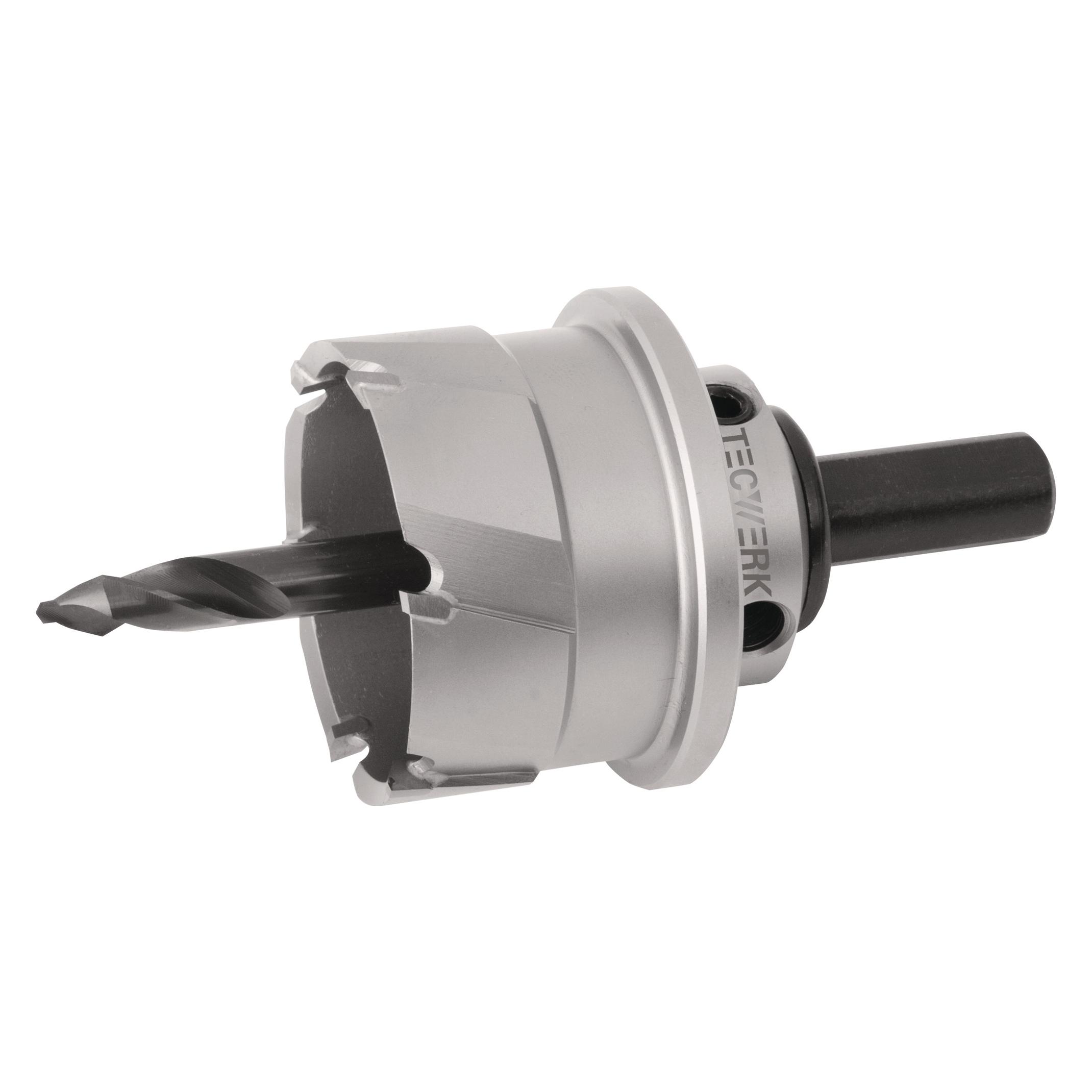 Tecwerk Lochsäge Sägen-Ø 18 mm Schnitttiefe 20 mm HM-bestückt mit Bohrer und Feder (18 mm) (2000800109)