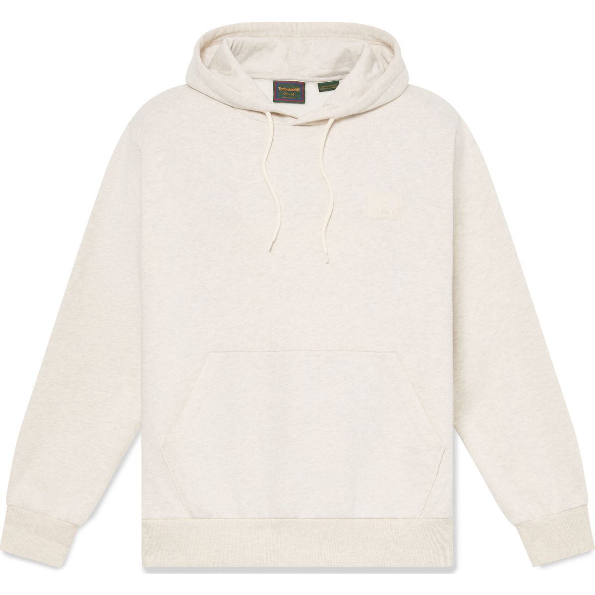 Timberland Mens Silicon Badge BB Hoodie lght oatml hthr L TBC0YHBB5461-L