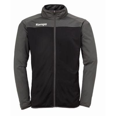 Trainingsjacke KEMPA "Trainingsjacke PRIME POLY JACKE", Herren, Gr. XXL, blau (anthra, kempablau), Obermaterial: 100% Polyester PES., Jacken Trainingsjacke