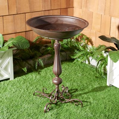 "SAFAVIEH Outdoor Living Orian Bird Iron Home Accent - 19"" W x 19"" D x 27"" H"