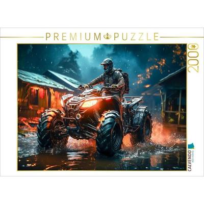 CALVENDO Puzzle Quad - einfach Lust am Fahren | 2000 Teile Lege-Größe 90x67cm Foto-Puzzle für glückliche Stunden