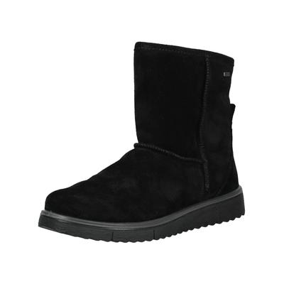 Stiefelette LEGERO "Legero Stiefelette Veloursleder", Damen, Gr. 41, schwarz, Veloursleder, Schuhe Stiefelette