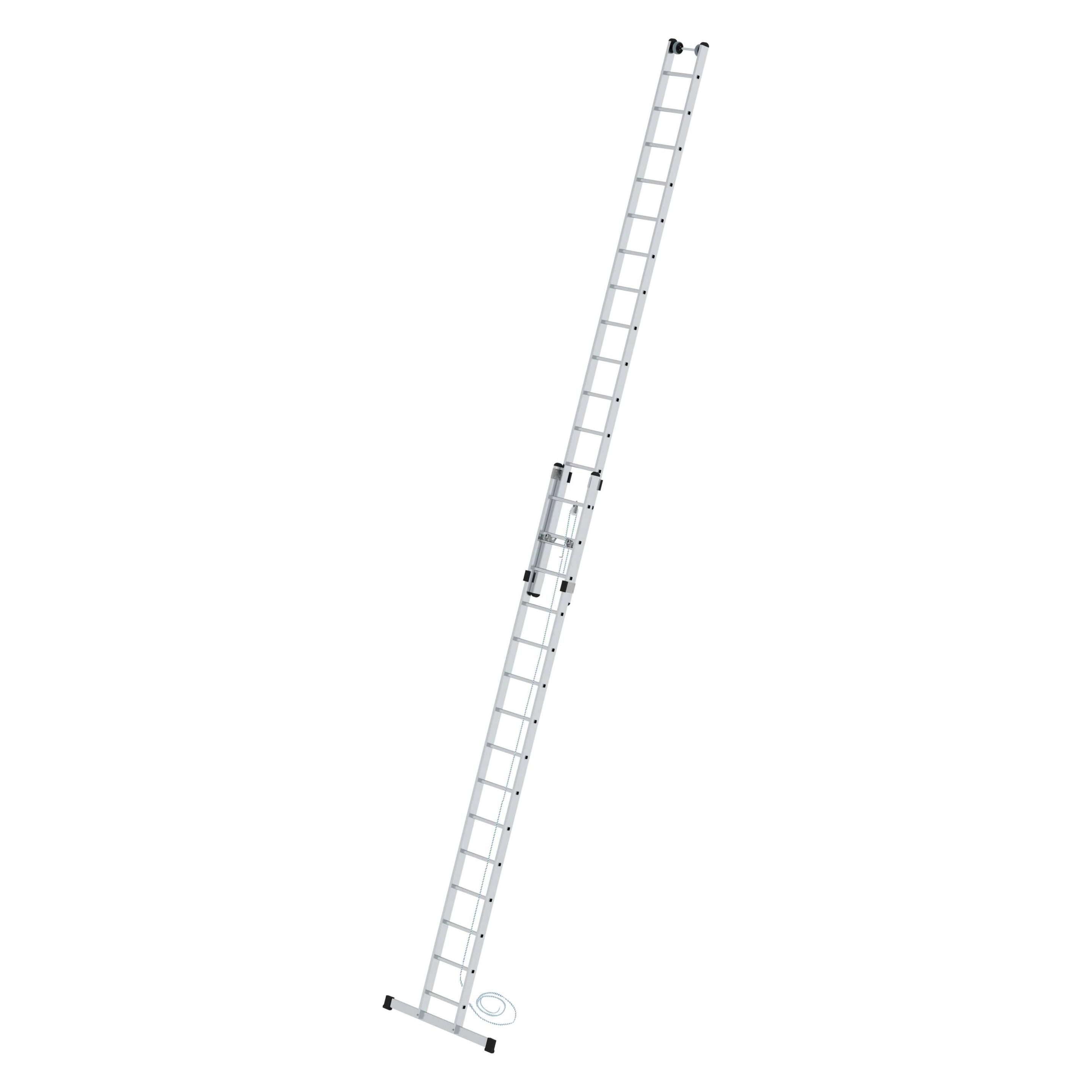 Munk Sprossen-Seilzugleiter mit Standard-Traverse 2x15 Sprossen (Gerüst, 300 cm) (011715)