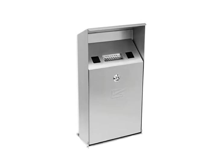 YUZDNM Schwarzer Aschenbecher Zur Wandmontage, Kommerzieller Zigarettenbehälter Für Den Außenbereich, Kommerzielle Rußsäule, Aschenbecher Für Den Innen，Außenaschenbecher Für Zigaretten(B)