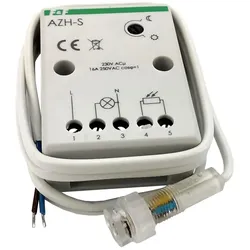 Dämmerung Schalter m.Licht Sensor m.hermet Sonde Ø10 230V 16A F&F AZH-S