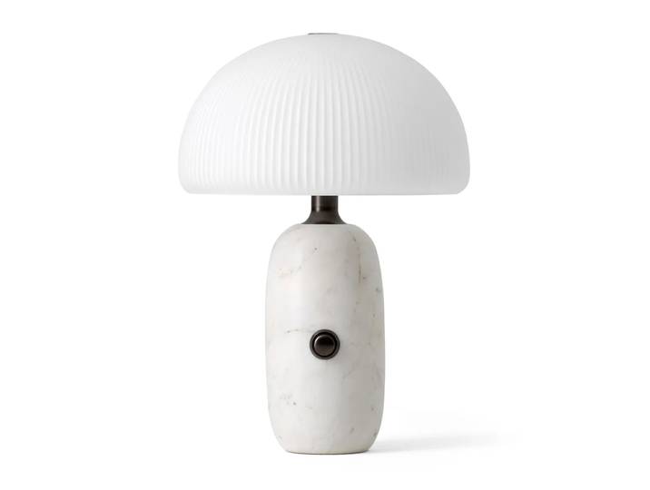 Vipp Vipp591 Sculpture Tischlampe klein 39 cm White marble