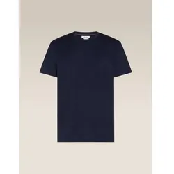 ICEBREAKER Herren T-Shirts/Tanks ku.Arm He/Uni Mer 150 Lodge SS Tee, Größe M in Blau Blau