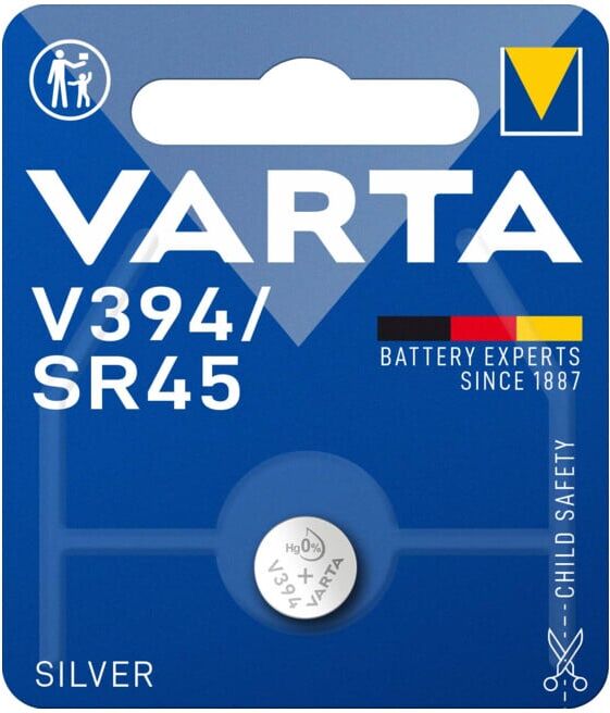 Varta Batterie Electronics V 394 1,55 V 58 mAh oxyde d'argent (00394101401)