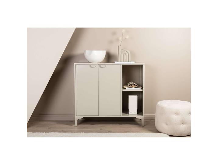 Kommode Piring 110 x 100 x 42cm Beige